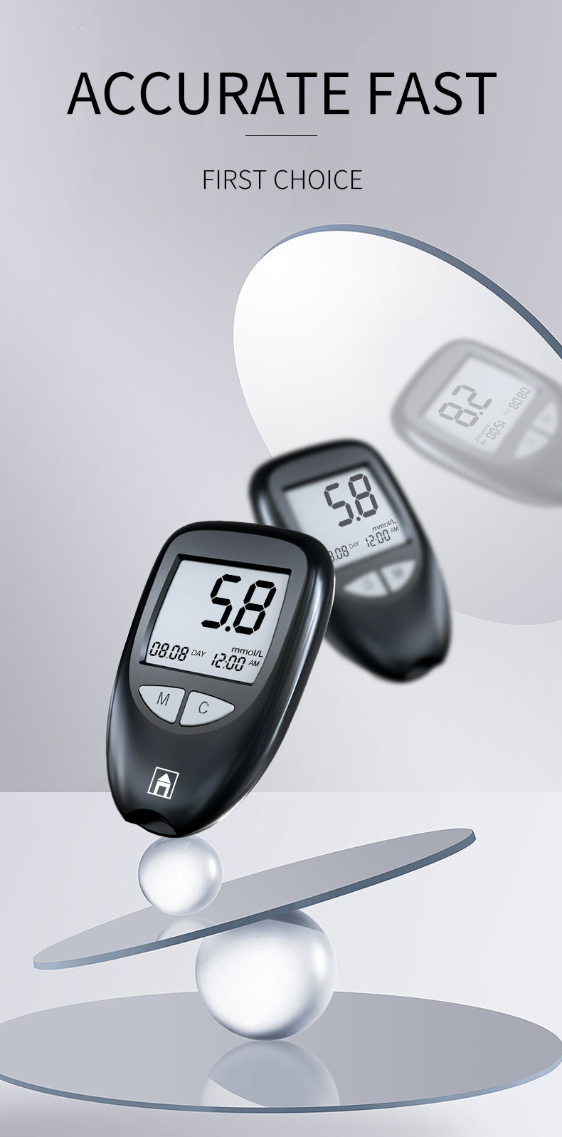 HP29 Smart products Watches, bracelets, rings, translation pens  blood glucose meter has a fast test speed, a large screen for data storage, a small amount of blood collection, simple operation, accurate