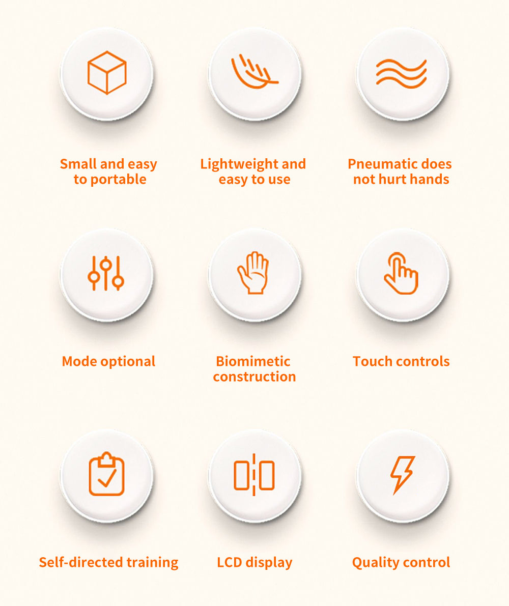 HP24  Smart products Watches, bracelets, rings, translation pens The intelligent finger rehabilitation training instrument can adapt to the training of multiple fingers at the same time, and the simulation