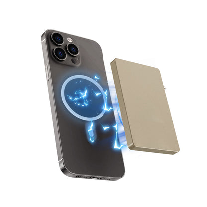 HP63 TOYFID All-Aluminum Pop Up Slide Rfid Slim Card Holder Wallet With Airtag Holder