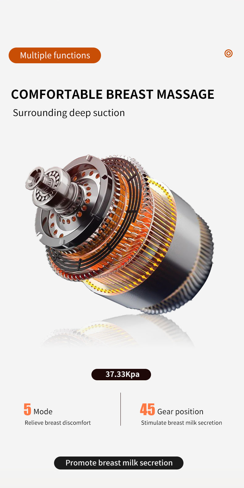 HP27 Smart products Watches, bracelets, rings, translation pens  Electric Breast Pump features strong suction, skin-friendly touch without discomfort, and efficient double pumping.