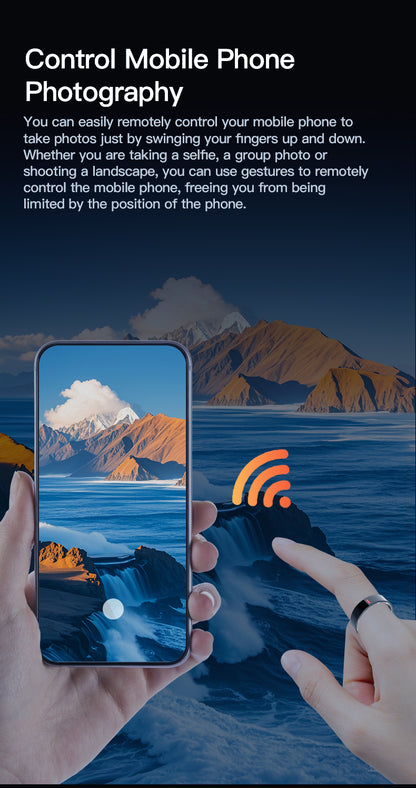 HP58Smart Ring ,Exquisite stainless steel,Heart Rate Monitoring, Blood Oxygen Monitoring, Blood Pressure Monitoring, Step Counting, Exercise, Remote Care