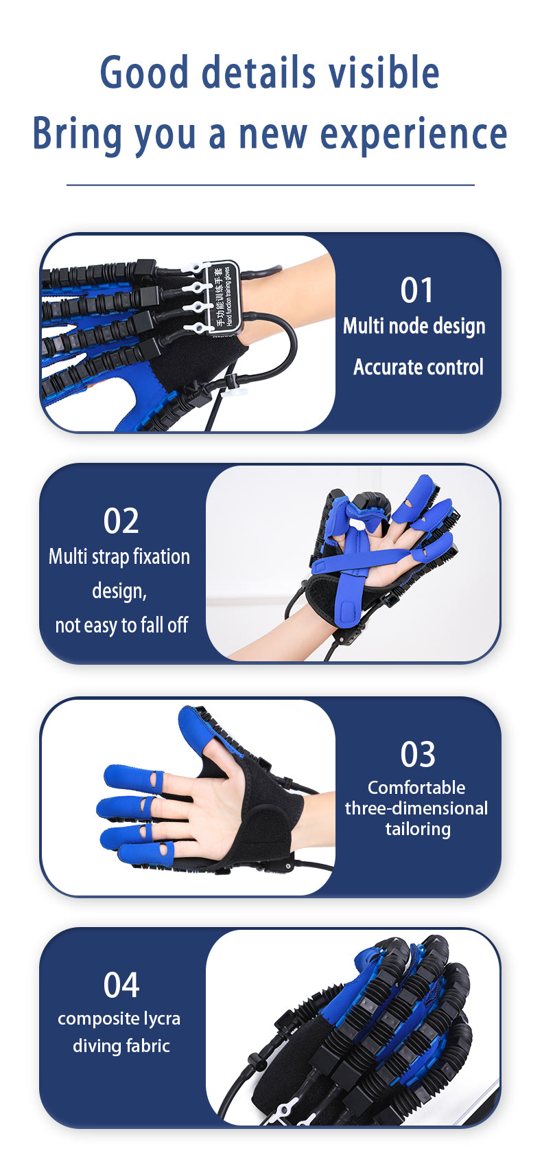 HP22 Smart products Watches, bracelets, rings, translation pens  The intelligent finger rehabilitation training instrument can adapt to the training of multiple fingers at the same time,