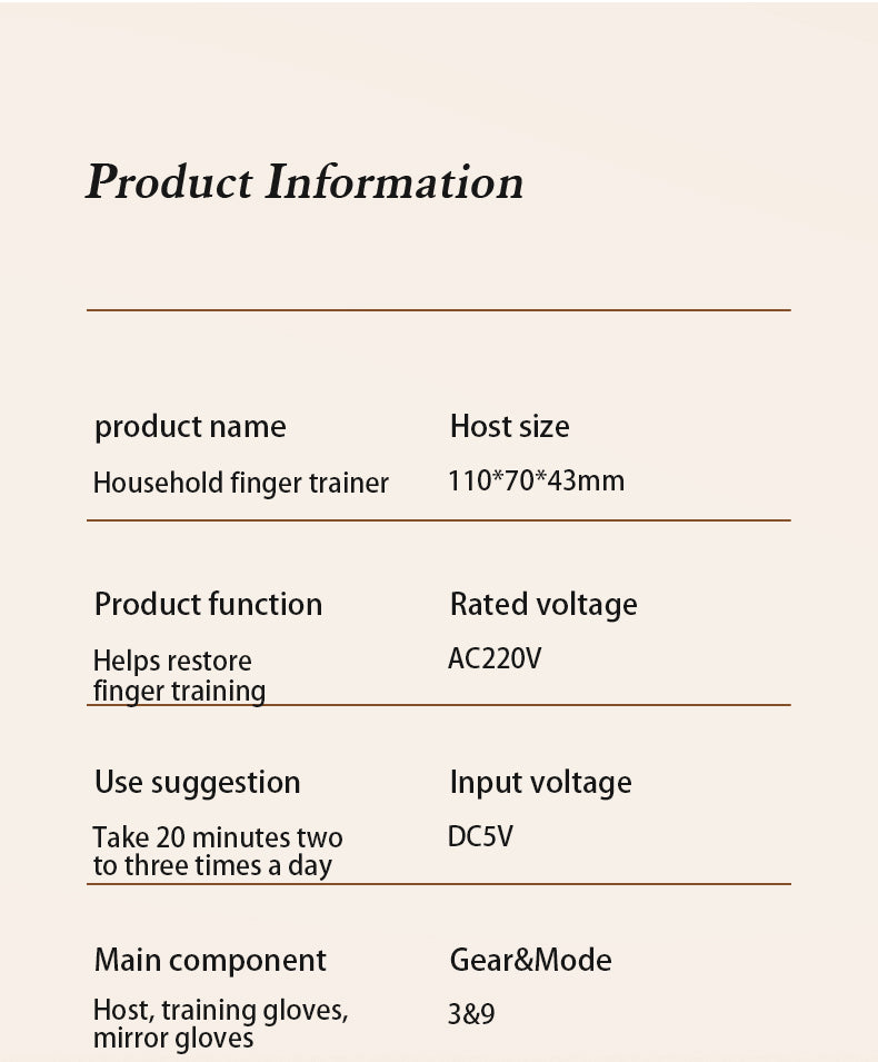 HP22 Smart products Watches, bracelets, rings, translation pens  The intelligent finger rehabilitation training instrument can adapt to the training of multiple fingers at the same time,