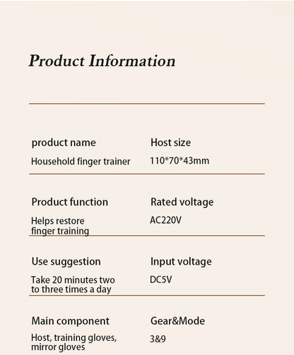 HP22 Smart products Watches, bracelets, rings, translation pens  The intelligent finger rehabilitation training instrument can adapt to the training of multiple fingers at the same time,