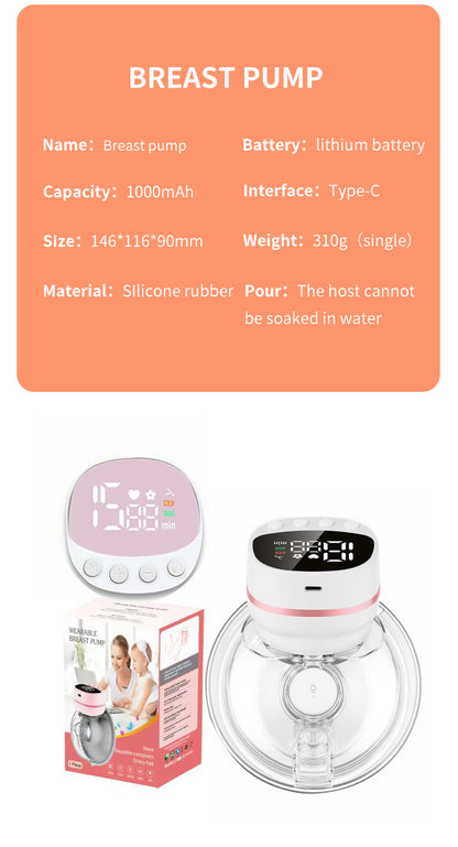 HP27 Smart products Watches, bracelets, rings, translation pens  Electric Breast Pump features strong suction, skin-friendly touch without discomfort, and efficient double pumping.