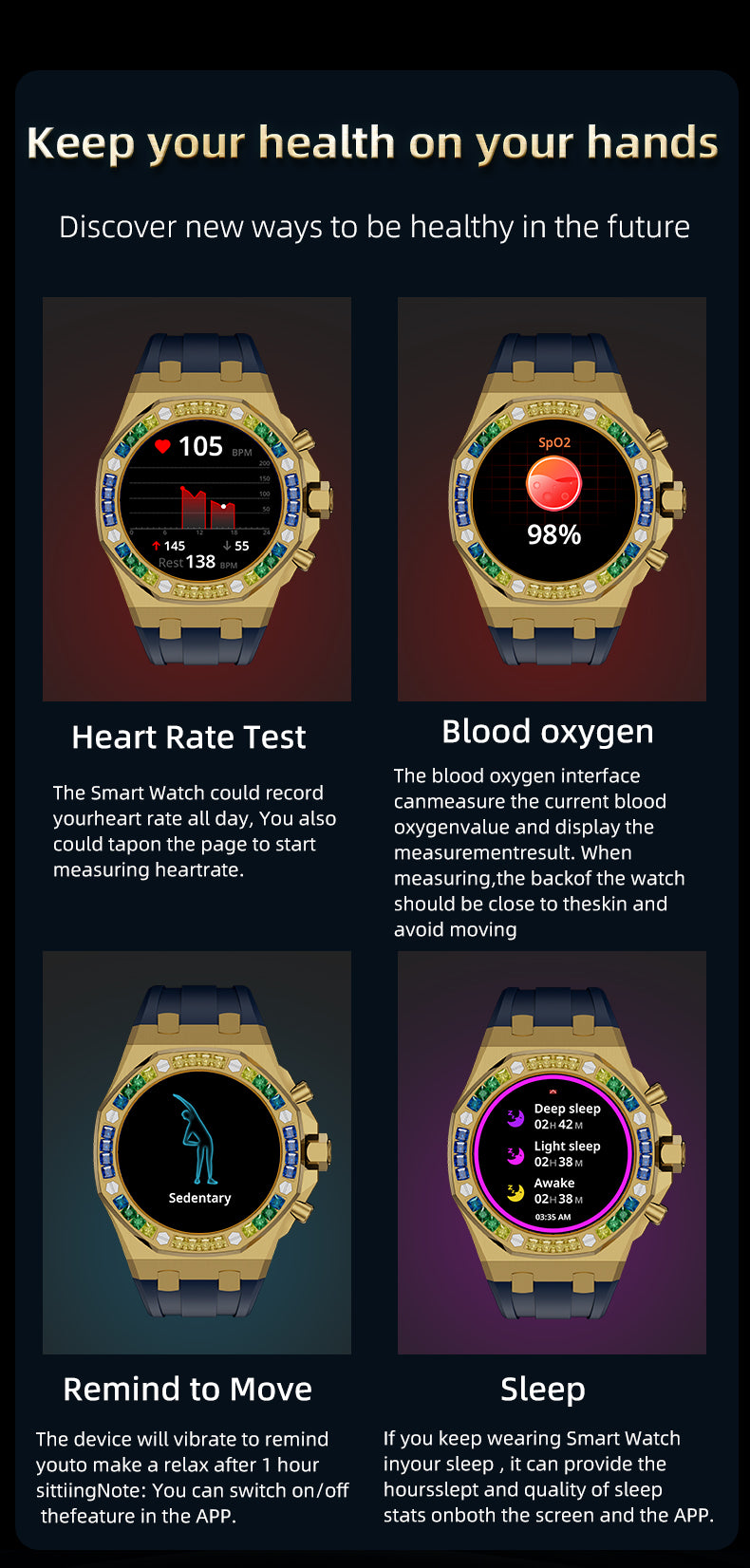 HP09 Smart products Watches, bracelets, rings, translation pens Bluetooth call Heart rate monitoring,step counting,music playback