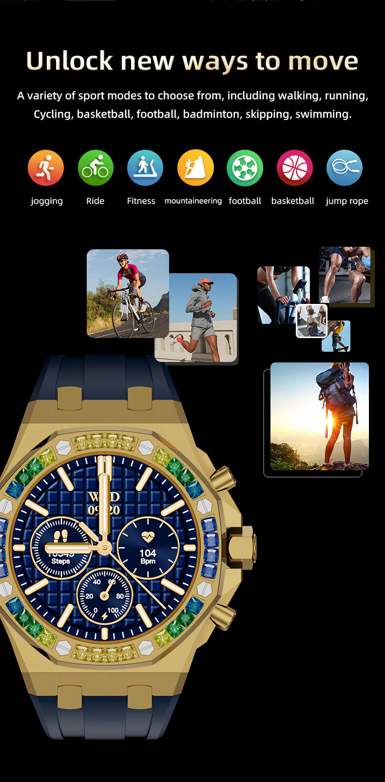 HP09 Smart products Watches, bracelets, rings, translation pens Bluetooth call Heart rate monitoring,step counting,music playback