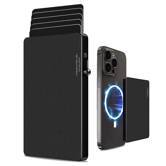 HP65 TOYFID All-Aluminum Pop Up Slide Rfid Slim Basic Card personalized wallet for men