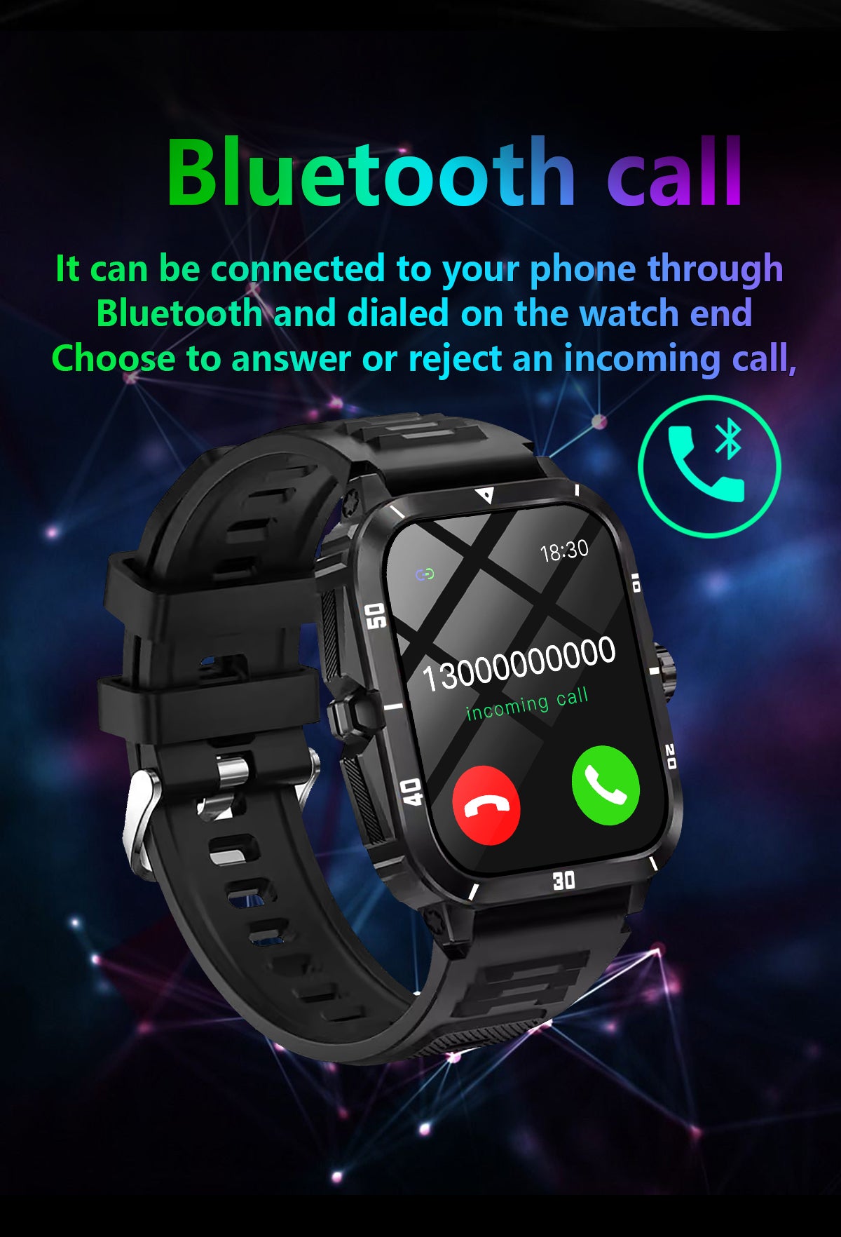 HP15  Smart products Watches, bracelets, rings, translation pens  Bluetooth call Heart rate monitoring,step counting,music playback