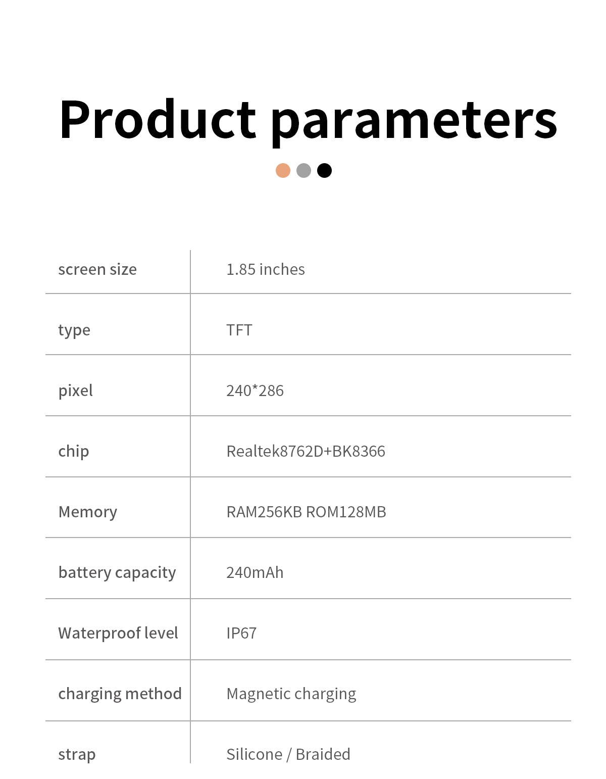 HP07  Smart products Watches, bracelets, rings, translation pens Bluetooth call Heart rate monitoring,step counting,music playback