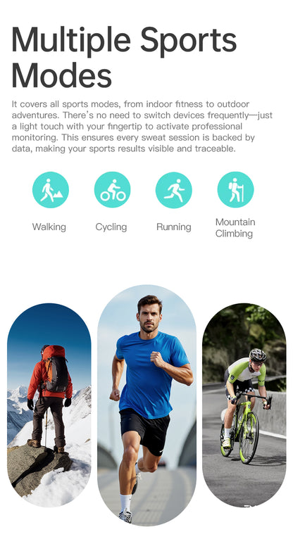 HP53 Smart Ring ,Exquisite stainless steel,Heart Rate Monitoring, Blood Oxygen Monitoring, Blood Pressure Monitoring, Step Counting, Exercise, Remote Care